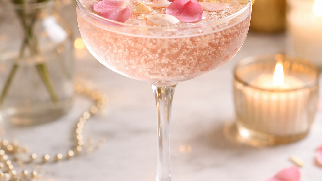 Botanical Rose Mocktail for Refined, Alcohol-Free Celebrations